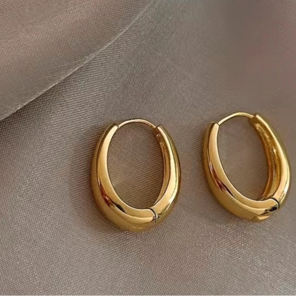 Urban Outfitters Jewelry - 18k gold plated chunky earringd